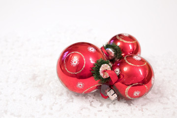 Christmas balls with ornament