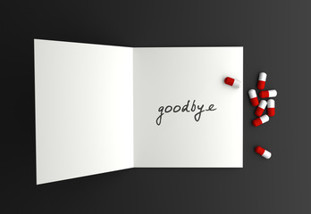 Suicide goodbye letter