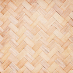 close up woven bamboo pattern