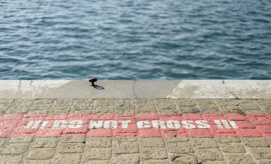 do not cross