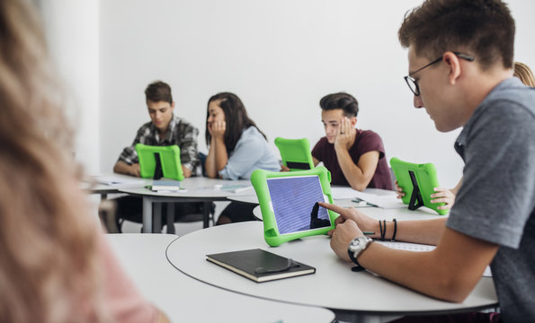 Students Using Technology