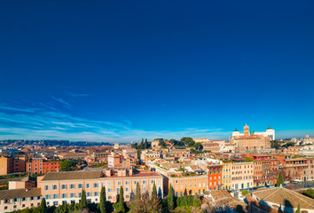 Fototapeta premium Rome skyline panorama