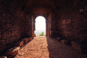 Old gates in Goa. Indian Fort. © grthirteen
