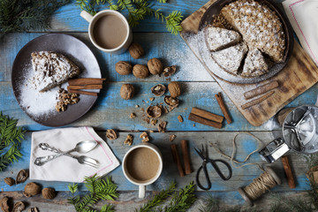 havuçlu tarçınlı cevizli kek