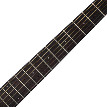 Musical instrument - Acoustic guitar Neck. Isolated