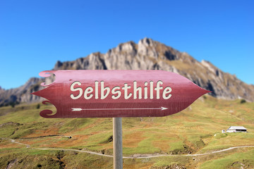 Schild 250 - Selbsthilfe