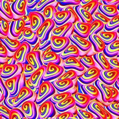 Colorful  swirl abstract 3 D background