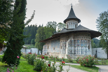 Voronet Monastery in Bucovina, Romania