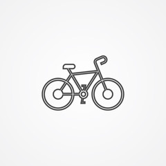 Fototapeta premium Bike vector icon