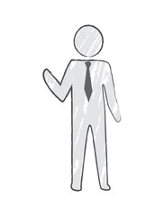 Businessperson with Tie Icon Vector Illustration