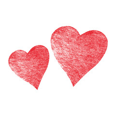 Red pink silver Valentines