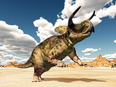 Dinosaur Nasutoceratops