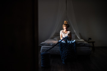 Obraz premium Small business of a young woman.