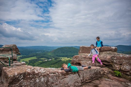 Kids on the Ancient Castle