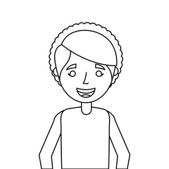 old woman portrait lady grandma cartoon vector illustration