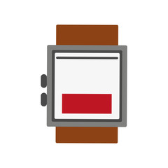 Smartwatch wearable technology icon vector illustration graphic design