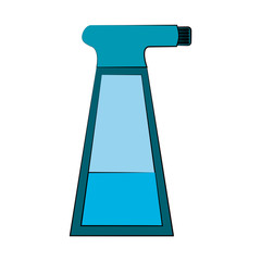 Water splash bottle icon vector illustration graphic design