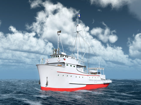 Thunfischfang Schiff