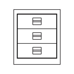 chest of drawers icon image