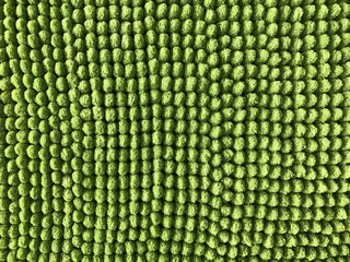 Green carpet or fabric texture and background