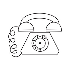 retro phone icon
