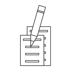 document pages and pencil icon