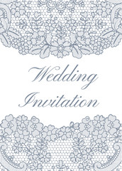 Wedding invitation template