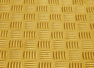 Fototapeta premium Orange color metal floor pattern with blur effect.