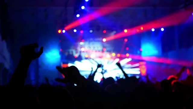 Concert lights music stage