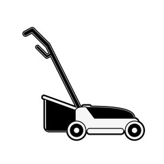 Lawn mower garden tool icon vector illustration graphic design
