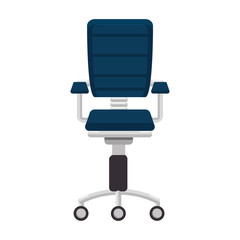 office chair isolated icon vector illustration design