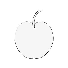 Delicious apple fruit icon vector illustration graphic design