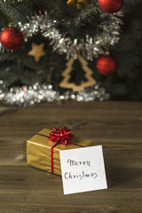 christmas gifts under christmas tree