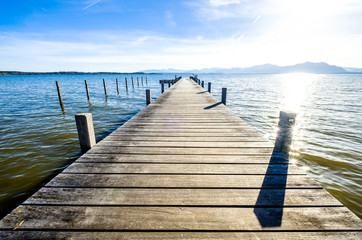 Fototapeta premium jezioro Chiemsee