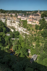 Canyon de Bozouls , en Aveyron , France