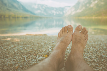 Summer holiday by the lake