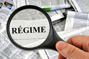 Régime à la loupe