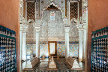 saadian tombs of marrakech, morocco