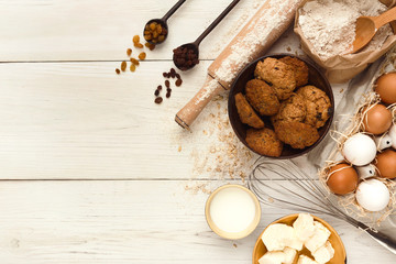 Baking classes or dough making background and mockup