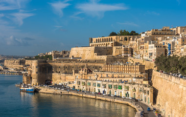 Fototapeta premium View of Valletta, the capital of Malta