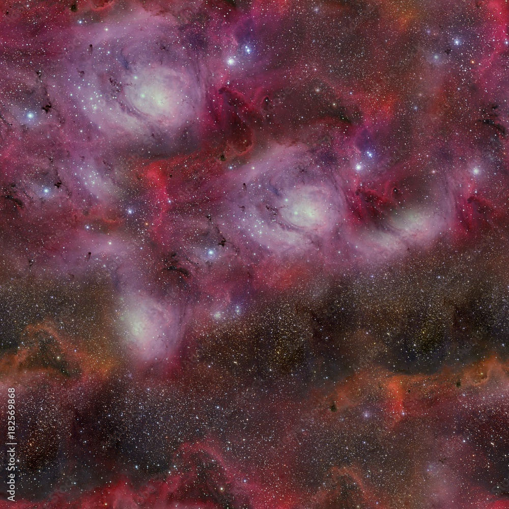 Wall mural spase seamless background. elements of this image furnished by nasa.