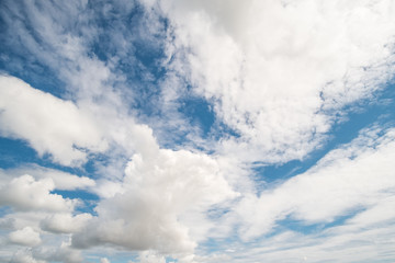 Obraz premium Blue sky with clouds