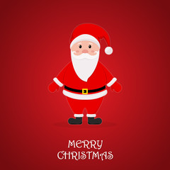 Cartoon Santa Claus. Vector illustration