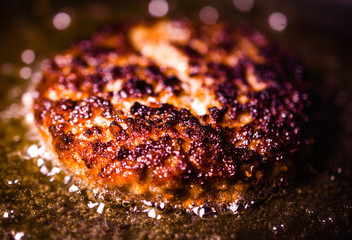 steak macro photo