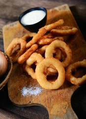 Onion rings snack