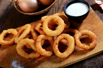 Onion rings snack