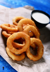 Onion rings snack