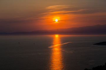 Sea landscape in Thassos island