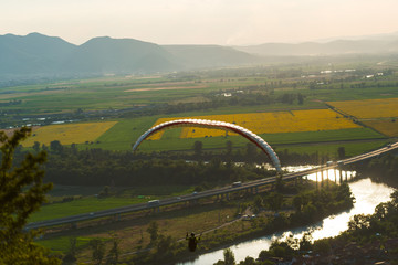 Paradigling in the air