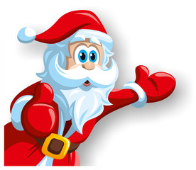 Weihnachtsmann bietet an